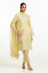 Poly Munar Embroidered Dupatta