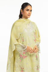 Poly Munar Embroidered Dupatta