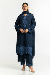 Poly Munar Embroidered Dupatta