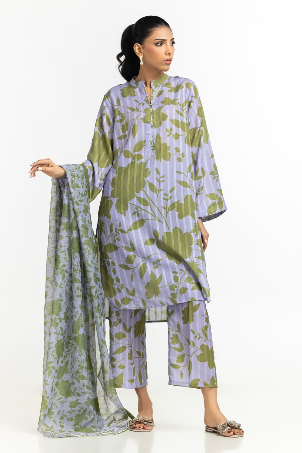 Poly Munar Printed Dupatta