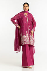 Poly Net Burnout Dupatta