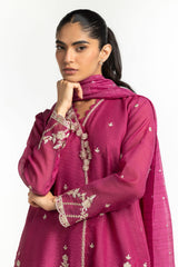 Poly Net Burnout Dupatta