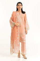 Poly Slub Embroidered Dupatta