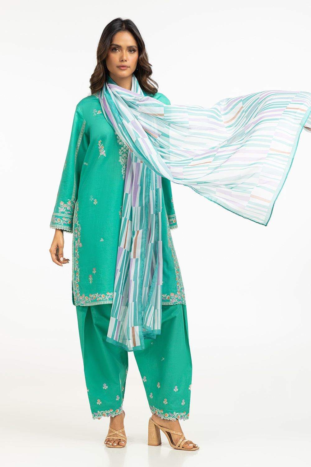 Poly Tissue Silk Printed Dupatta