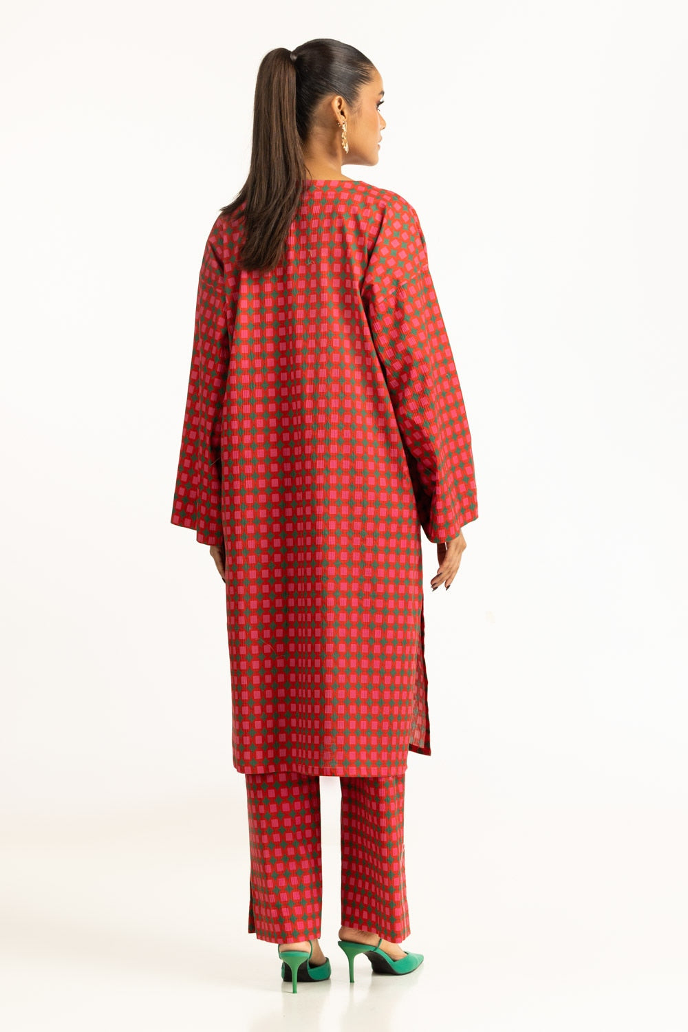 Ripple Crinkle Printed Co-Ord Set