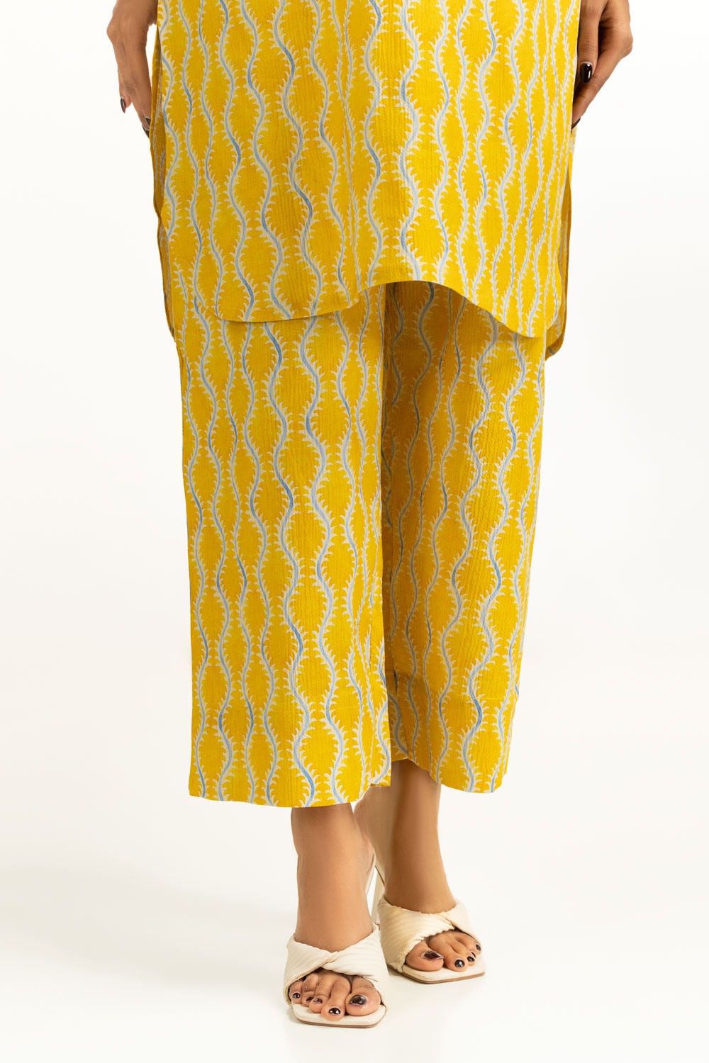 Ripple Crinkle Printed Co-Ord Set