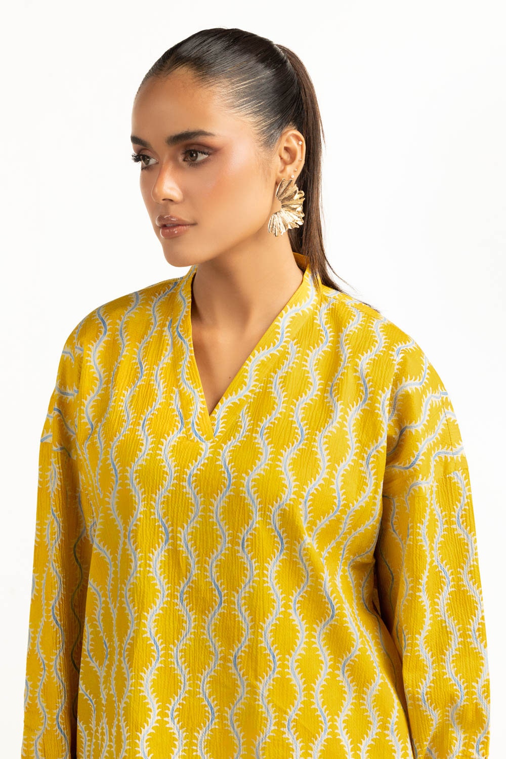 Ripple Crinkle Printed Co-Ord Set