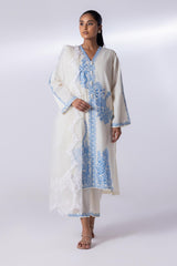 Stitched Embroidered Lawn Culotte