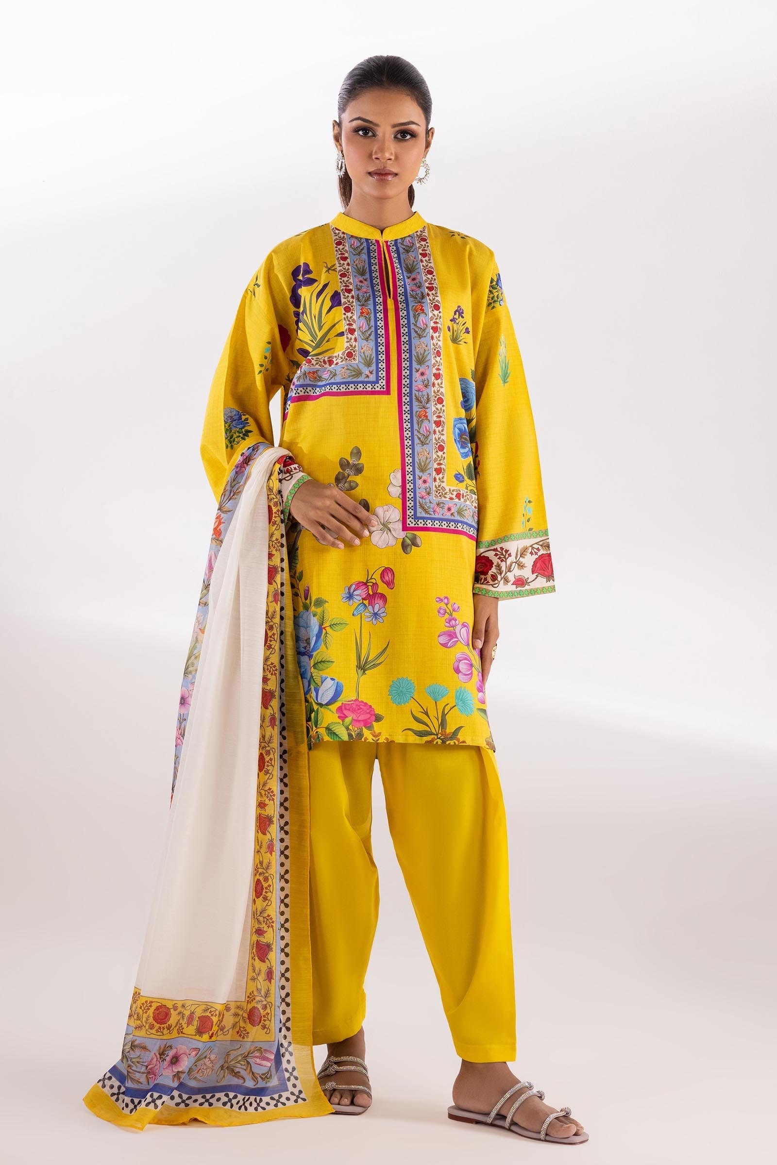 Stitched Printed Lawn Suit