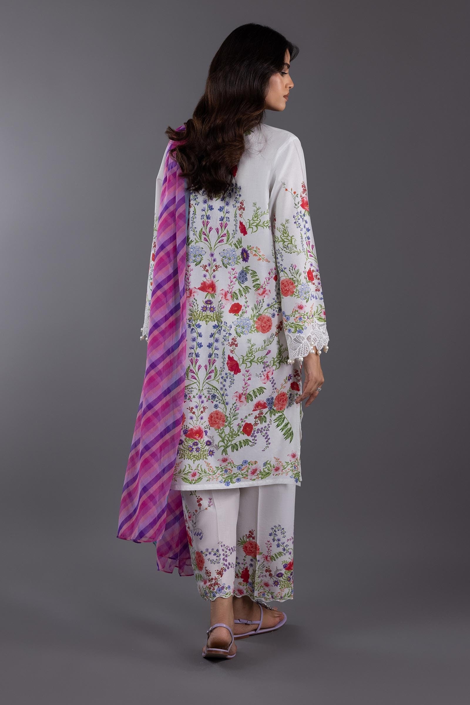 Stitched Muzlin Lawn Shirt
