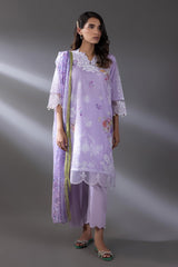 Stitched Lawn Shirt + Culotte + Dupatta