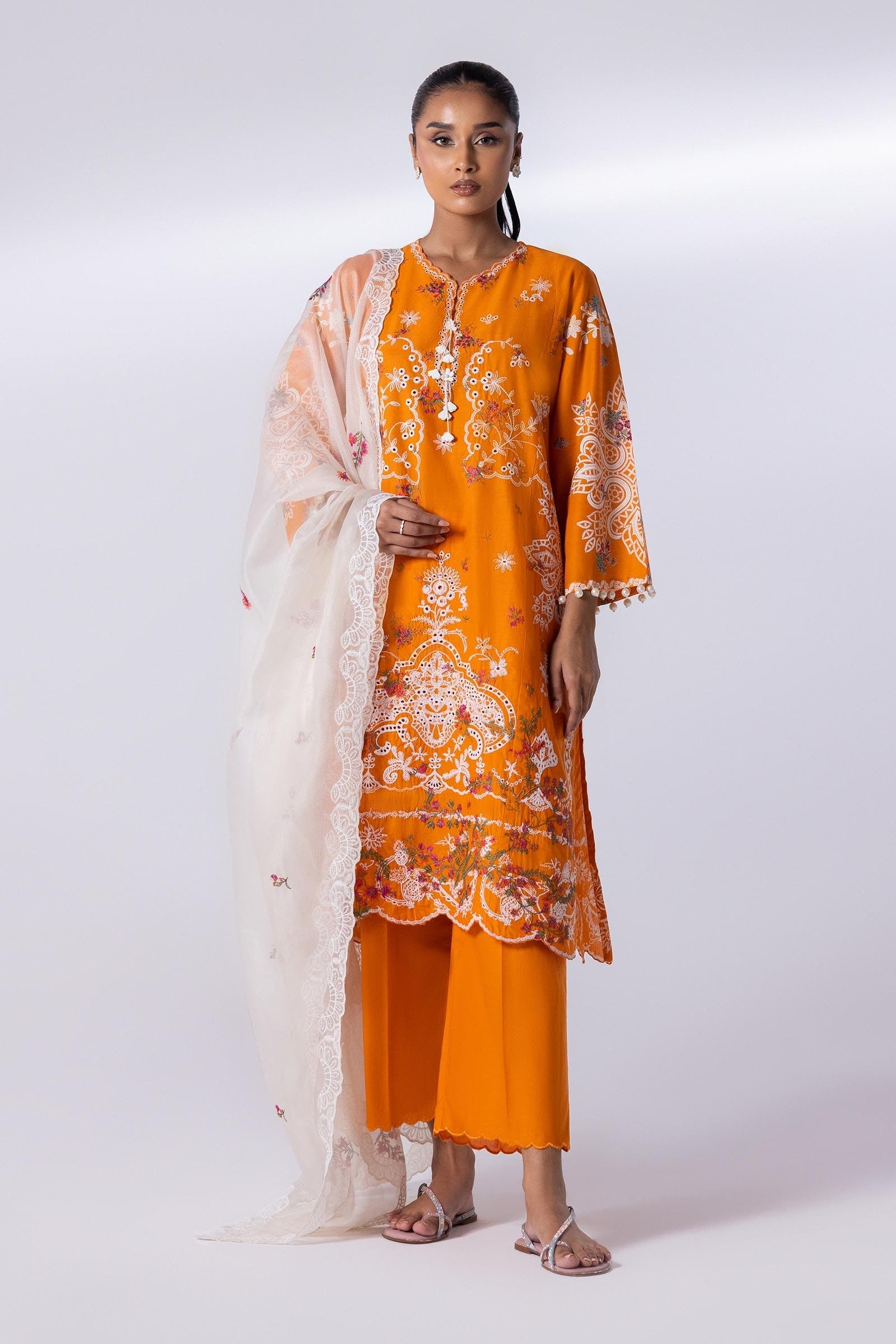 Stitched Lawn Culotte