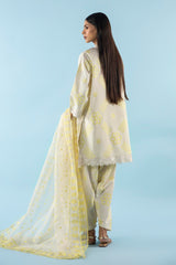 Stitched Embroidered Lawn Shirt