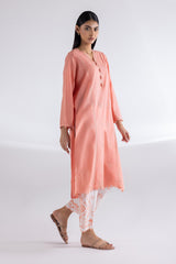 Stitched Lawn Embroidered Shirt