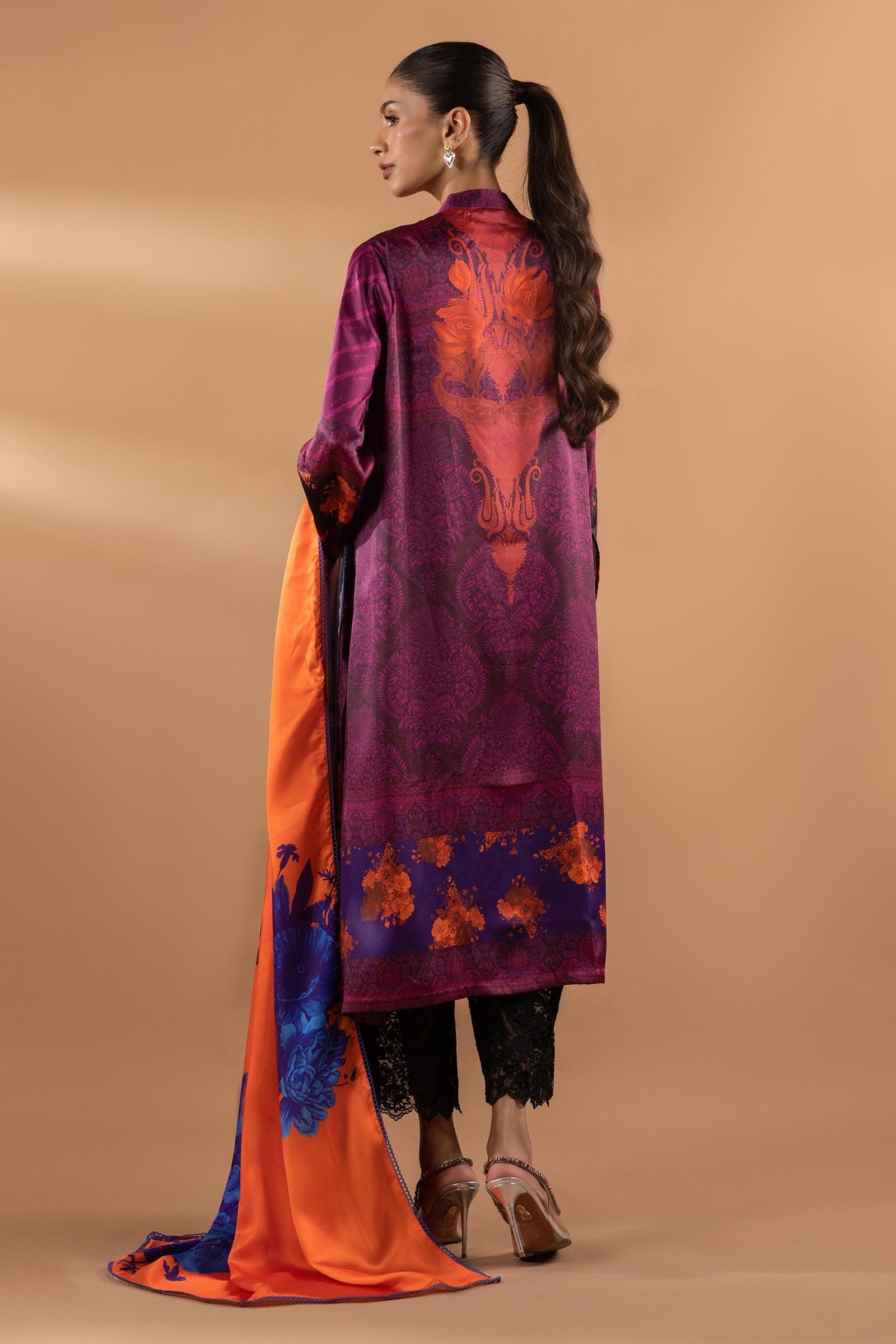 Stitched Satin Shirt