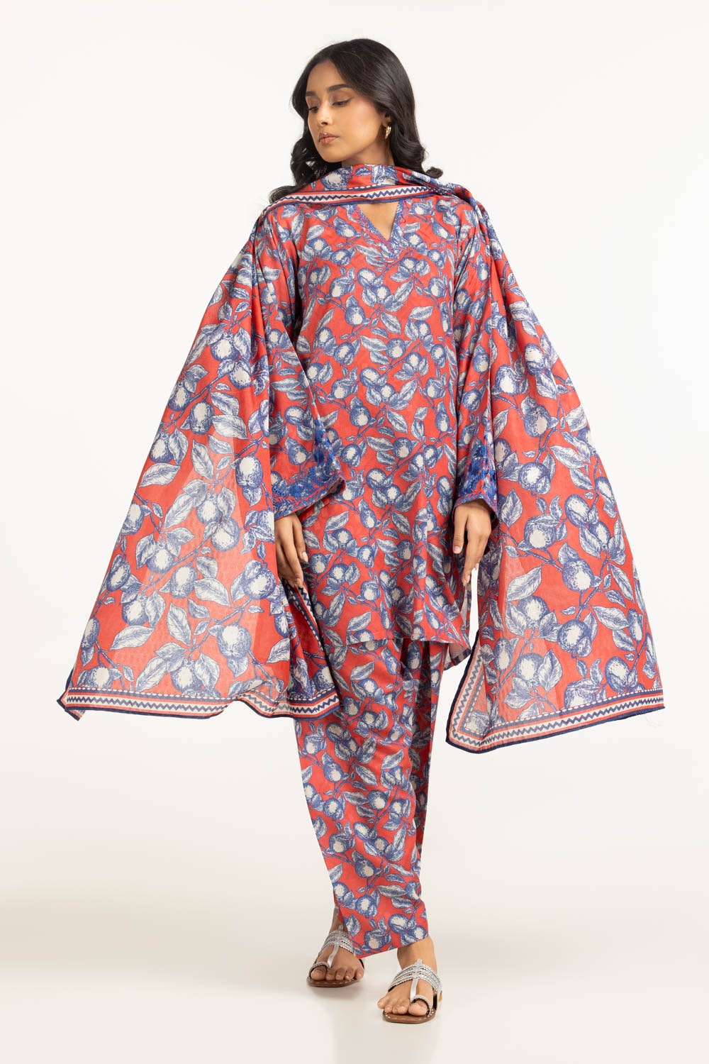 Tennis Net Printed Dupatta