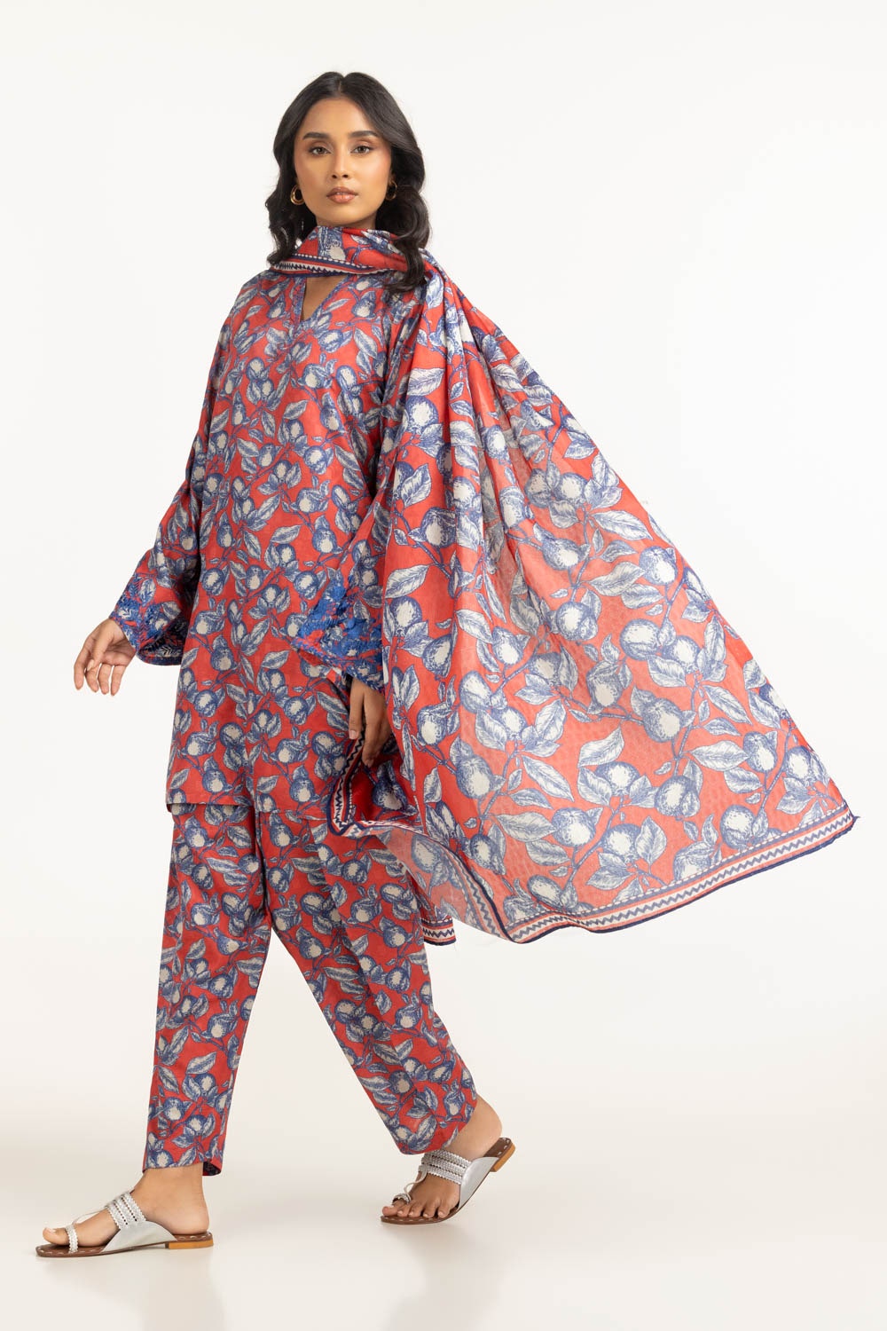 Tennis Net Printed Dupatta