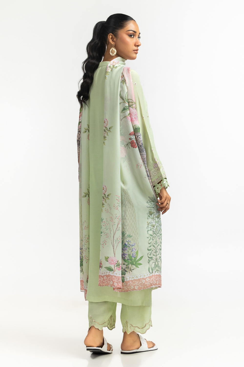 Tissue Silk Printed Dupatta