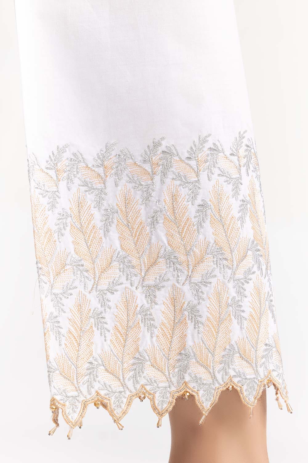 Off-White Cambric Festive Trousers