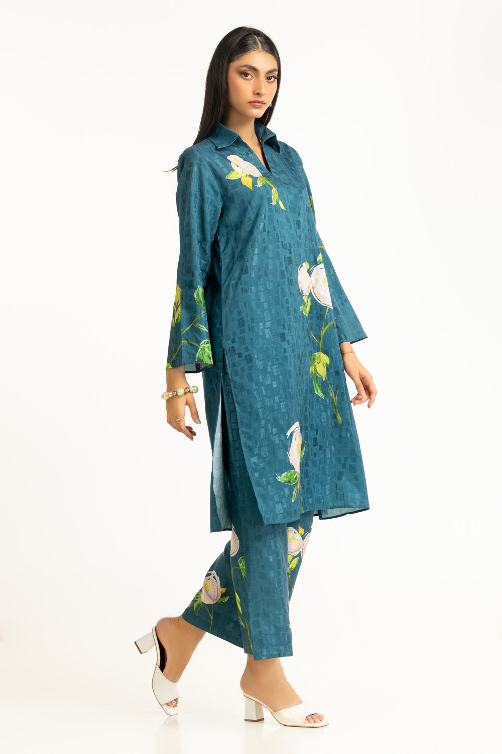 Viscose Jacquard Printed Co-Ord Set