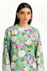 Viscose Jacquard Printed Co-Ord Set With Embroidered