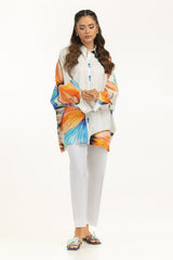 Viscose Jacquard Printed Shirt