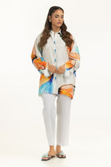 Viscose Jacquard Printed Shirt