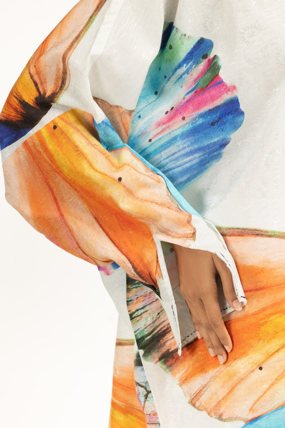 Viscose Jacquard Printed Shirt