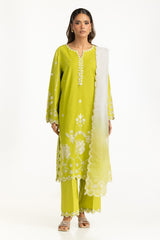 Viscose Rawsilk Embroidered Shirt And Trouser