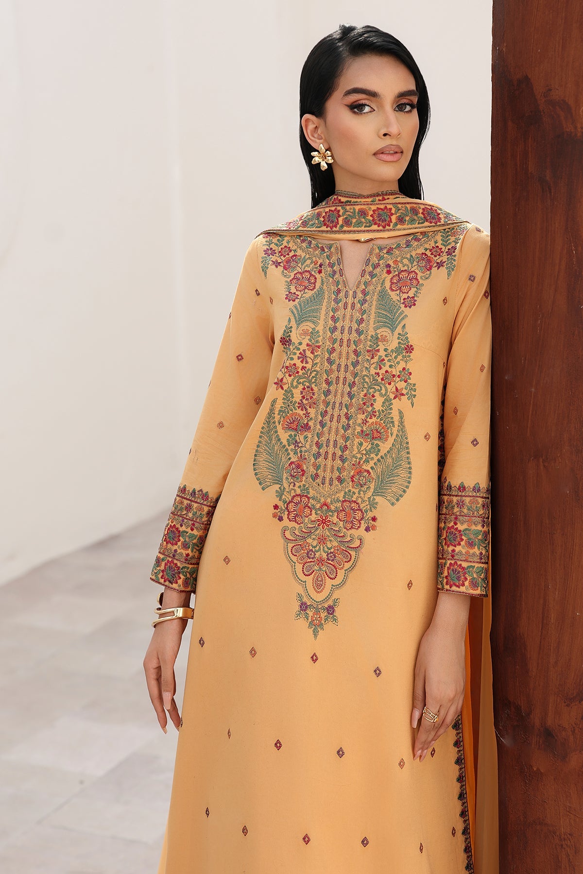 3-PC Stitched Embroidered Lawn Collection CNP-6-220