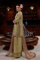 3-PC Embroidered Raw Silk CMA-6-154