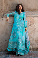 3-PC Stitched Embroidered Chiffon Collection VSLW6-08P
