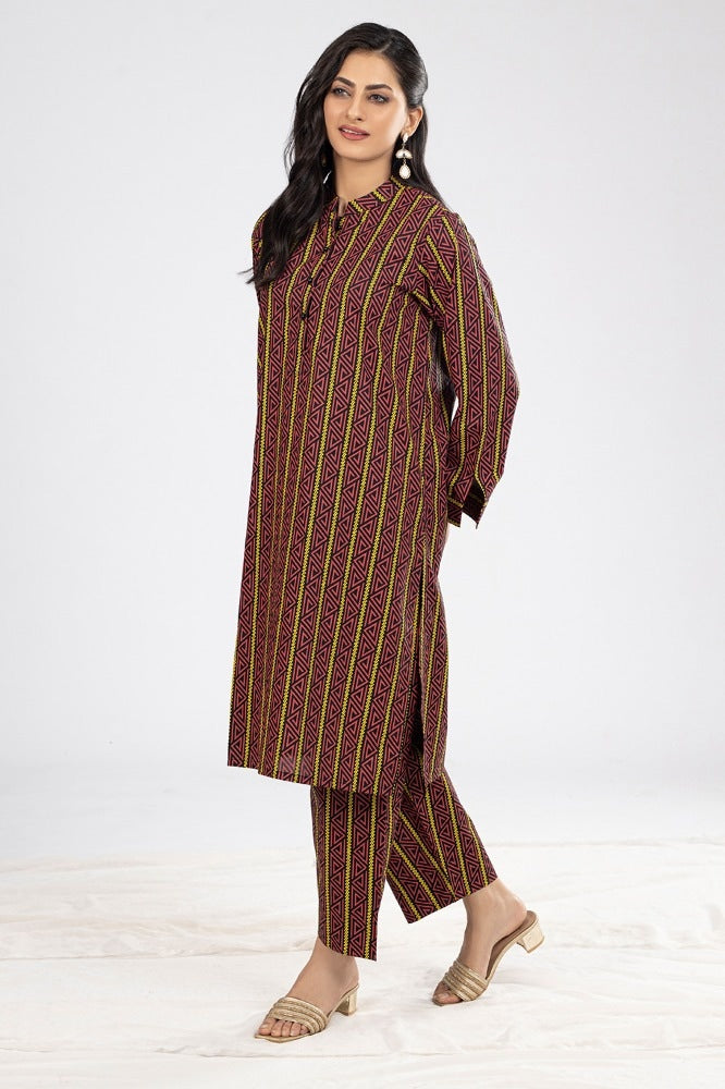 Cambric Lacquar Printed Co-Ord Set
