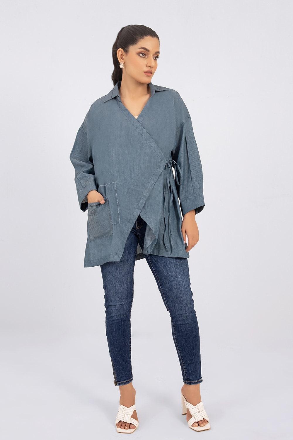Indigo Hues Dyed Shirt