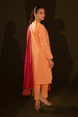 Jacquard Embroidered Shirt And Jacquard Dupatta