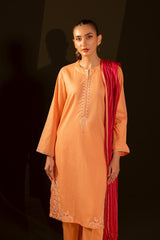 Jacquard Embroidered Shirt And Jacquard Dupatta