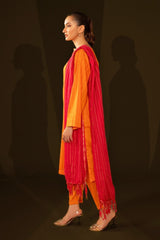 Jacquard Embroidered Shirt And Jacquard Dupatta