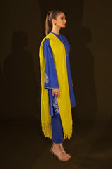 Jacquard Embroidered Shirt And Jacquard Dupatta