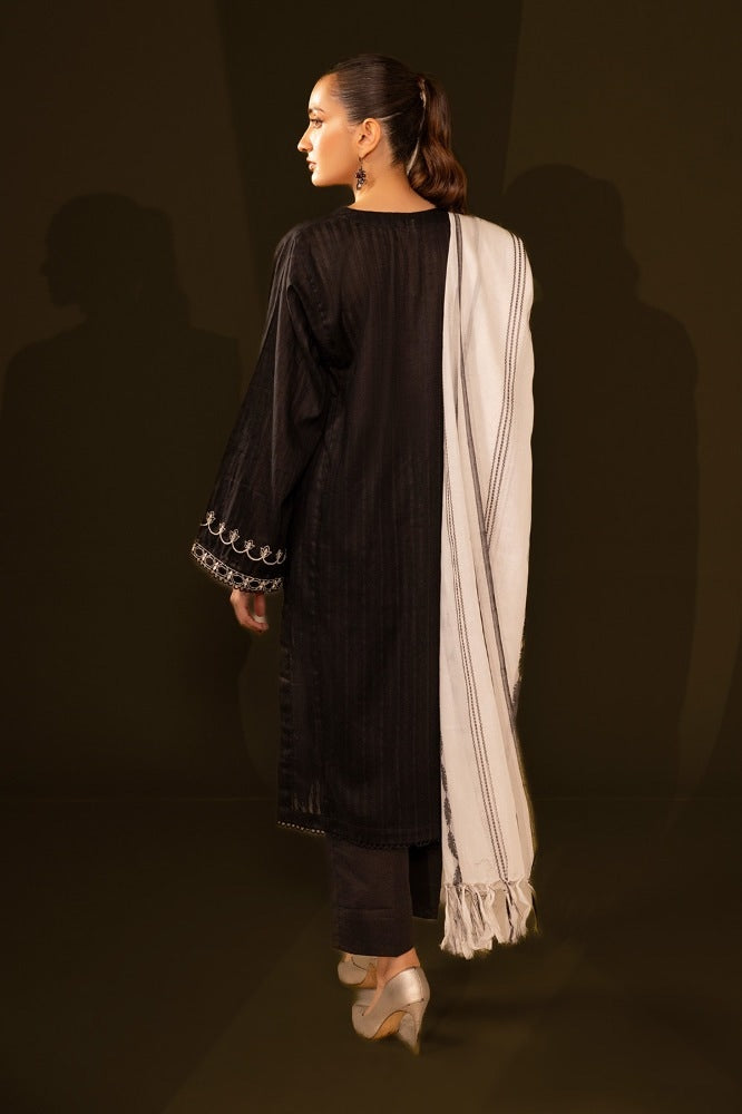 Jacquard Embroidered Shirt And Jacquard Dupatta