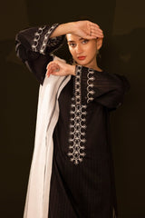 Jacquard Embroidered Shirt And Jacquard Dupatta