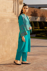 Khaddar Embroidered Crop Jacket