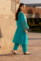 Khaddar Embroidered Crop Jacket