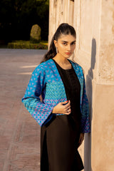 Khaddar Embroidered Crop Jacket