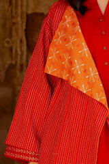 Khaddar Embroidered Crop Jacket