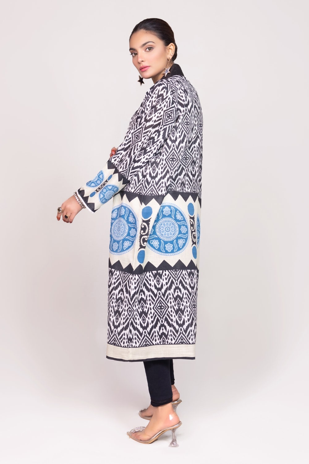 Printed Melody Printed Gown Shirt