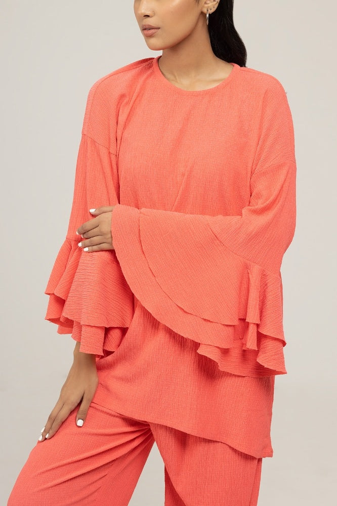 Knitted Blended Dyed Shirt