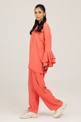 Knitted Blended Dyed Shirt