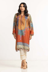 Charmeuse Silk Printed Shirt