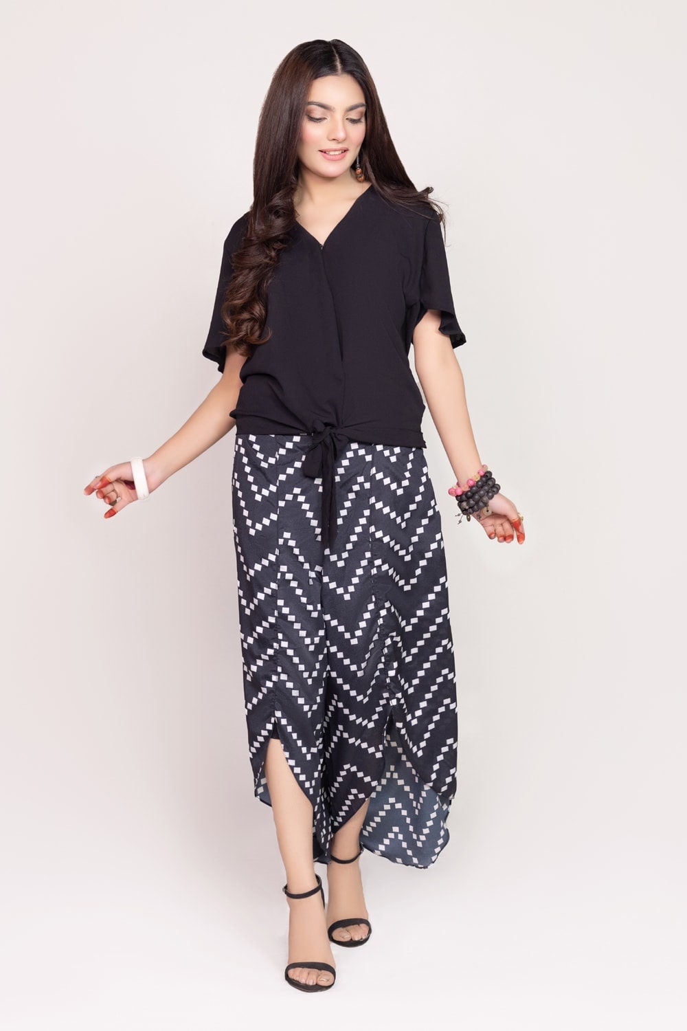 Refresh Prespective Dyed Shirt And Printed Trouser