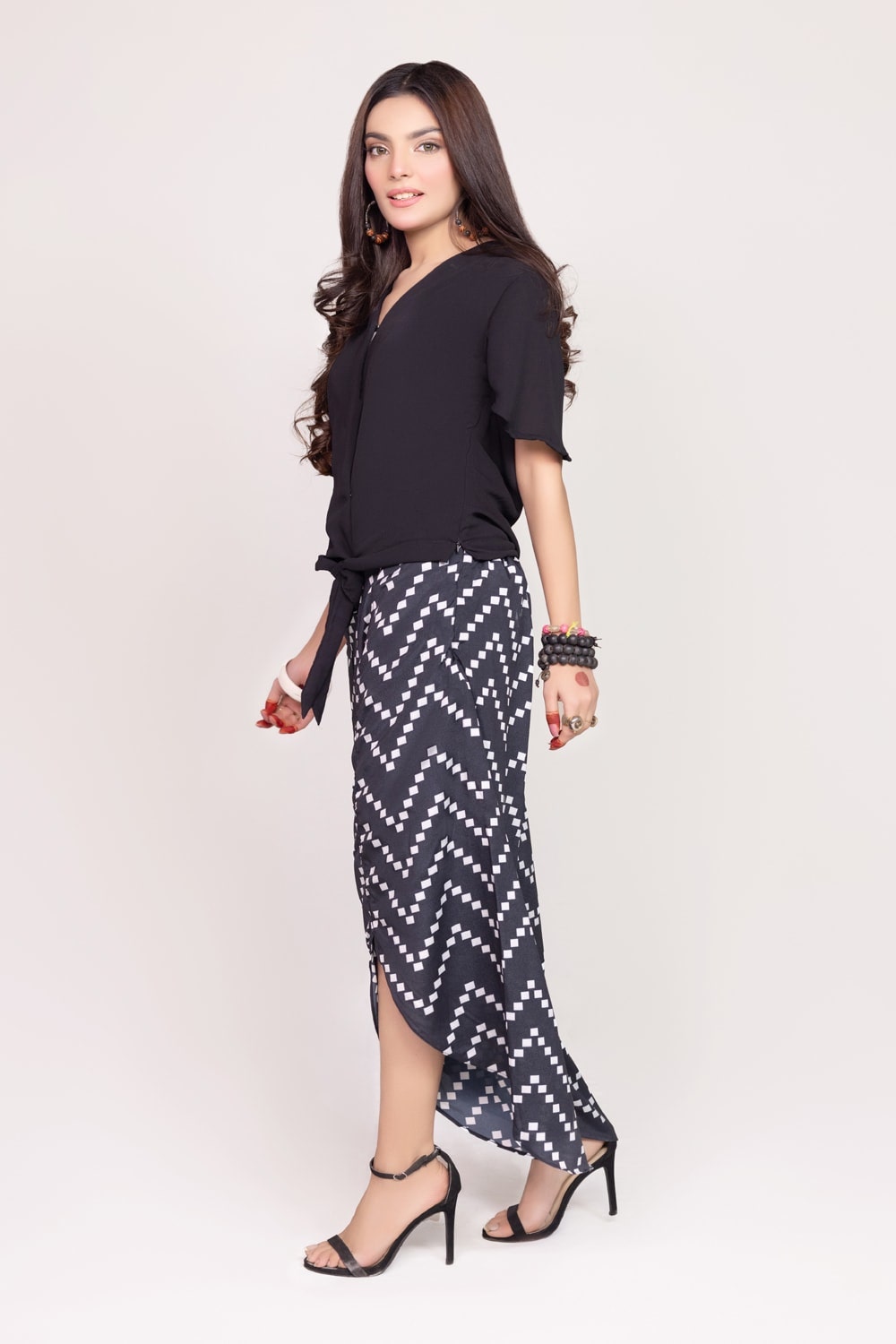 Refresh Prespective Dyed Shirt And Printed Trouser